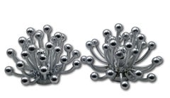 Studio Tetrarch for Valenti Paire d'appliques 'Pistillo', Italie, années 1970