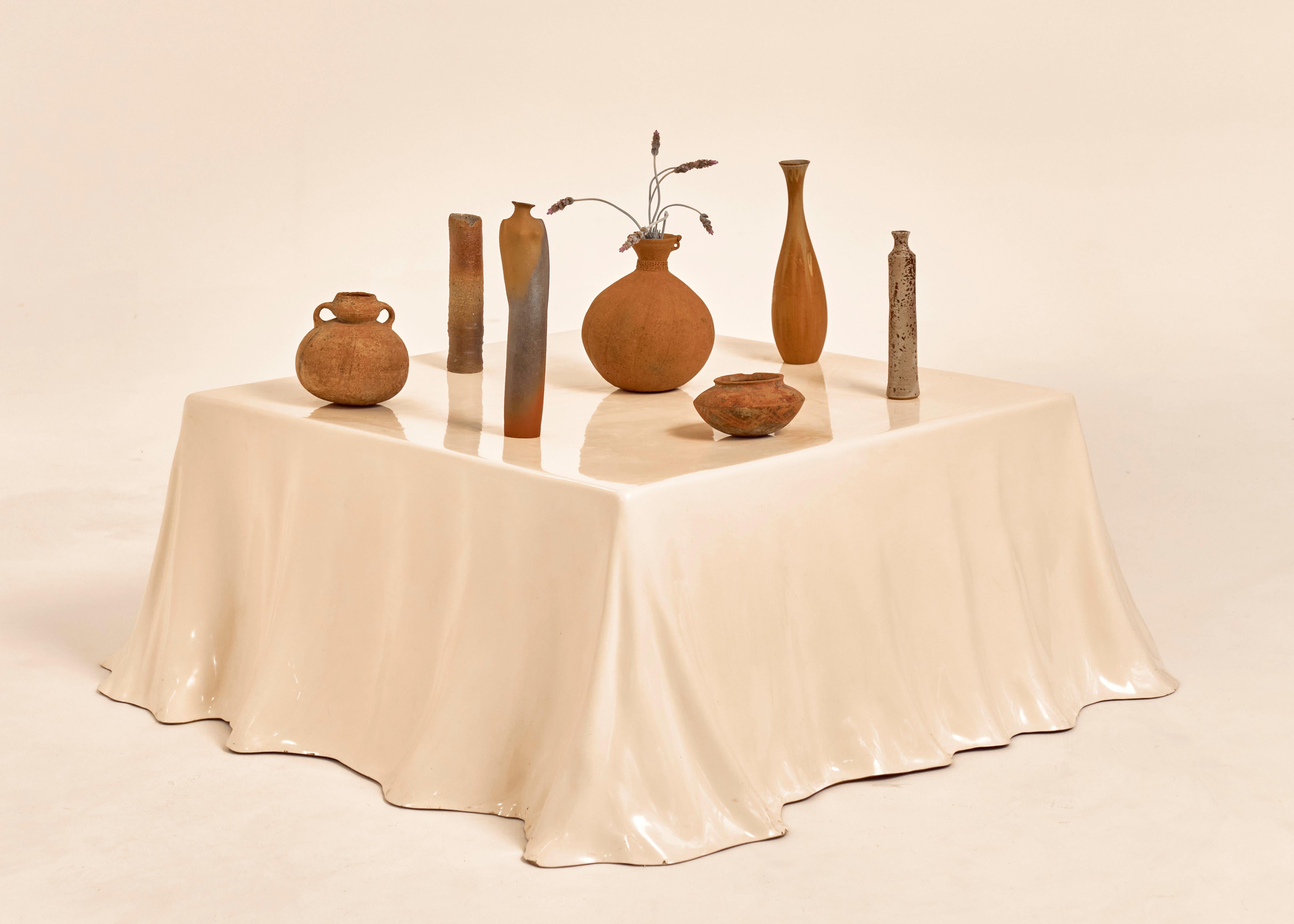 Studio Tetrarch 'Tovaglia' Tablecloth Coffee Table for Alberto Bazzani For Sale 1