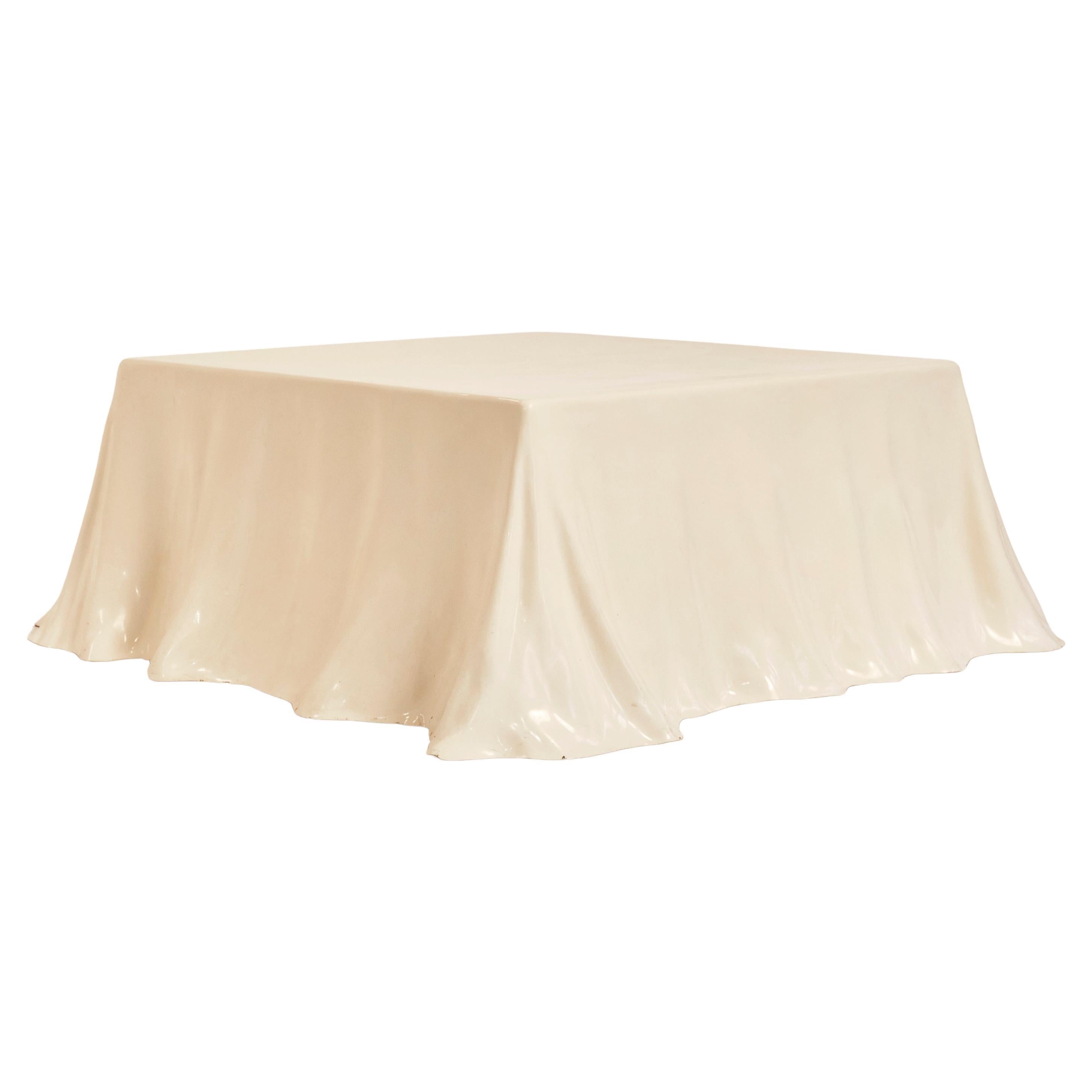 Studio Tetrarch 'Tovaglia' Tablecloth Coffee Table for Alberto Bazzani For Sale