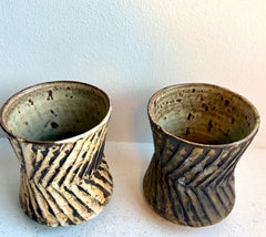 Studio Textured Sculptural Vessels by Ceramic Artist Ani Kasten