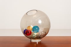 Studio Venini Spherical Table Lamp Model "Pallotta", Murano, 1970s