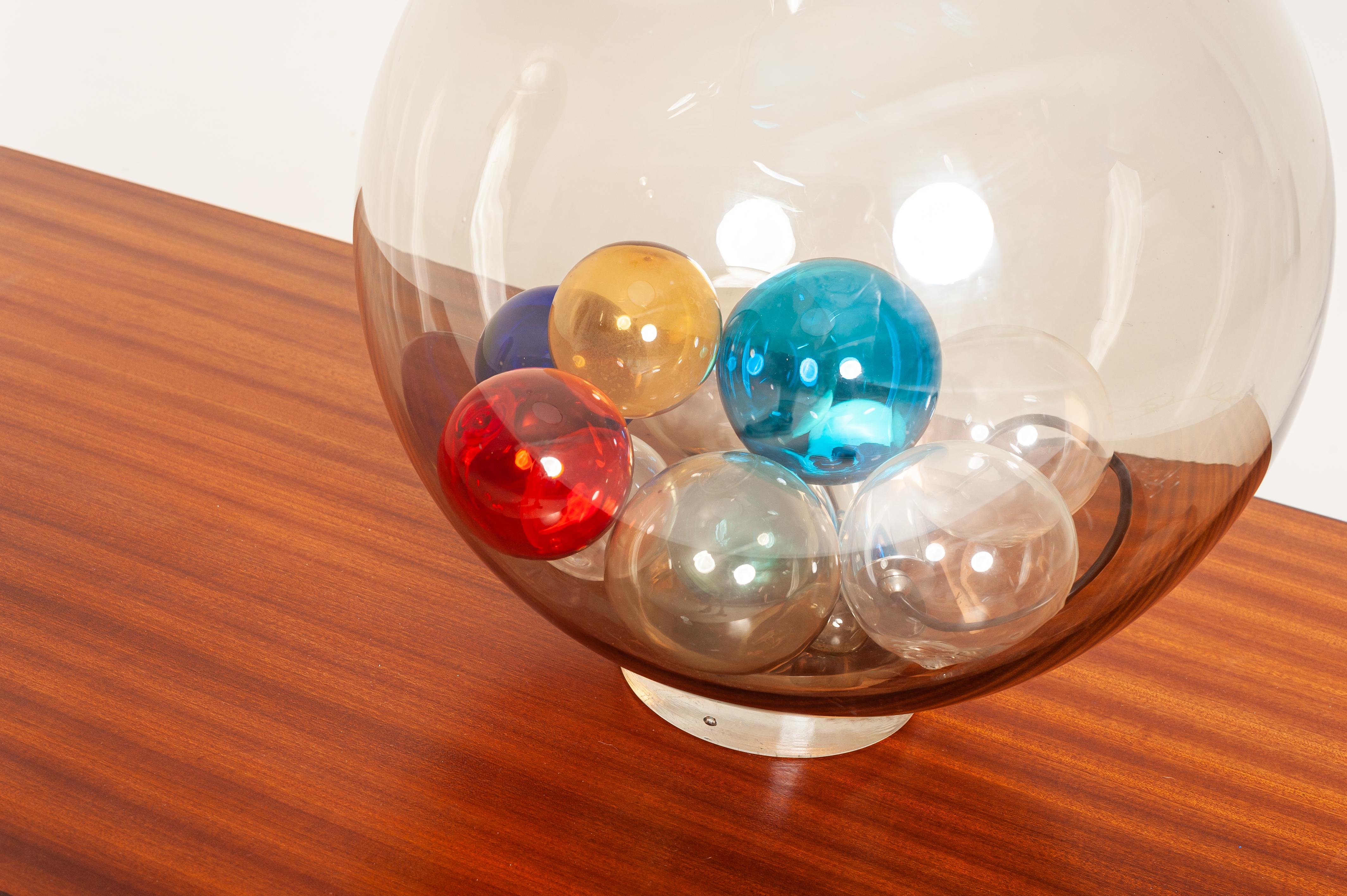 Modern Studio Venini Spherical Table Lamp Model 