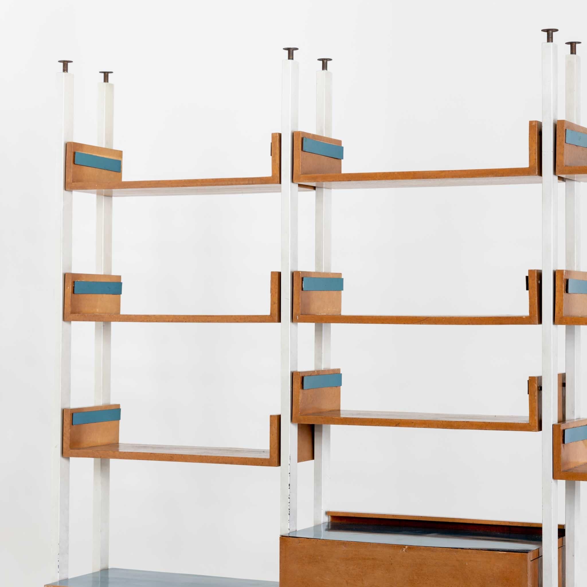 Studio Wall Unit, designed by Vittorio Armellini, Italy Mid-20th Century For Sale 2