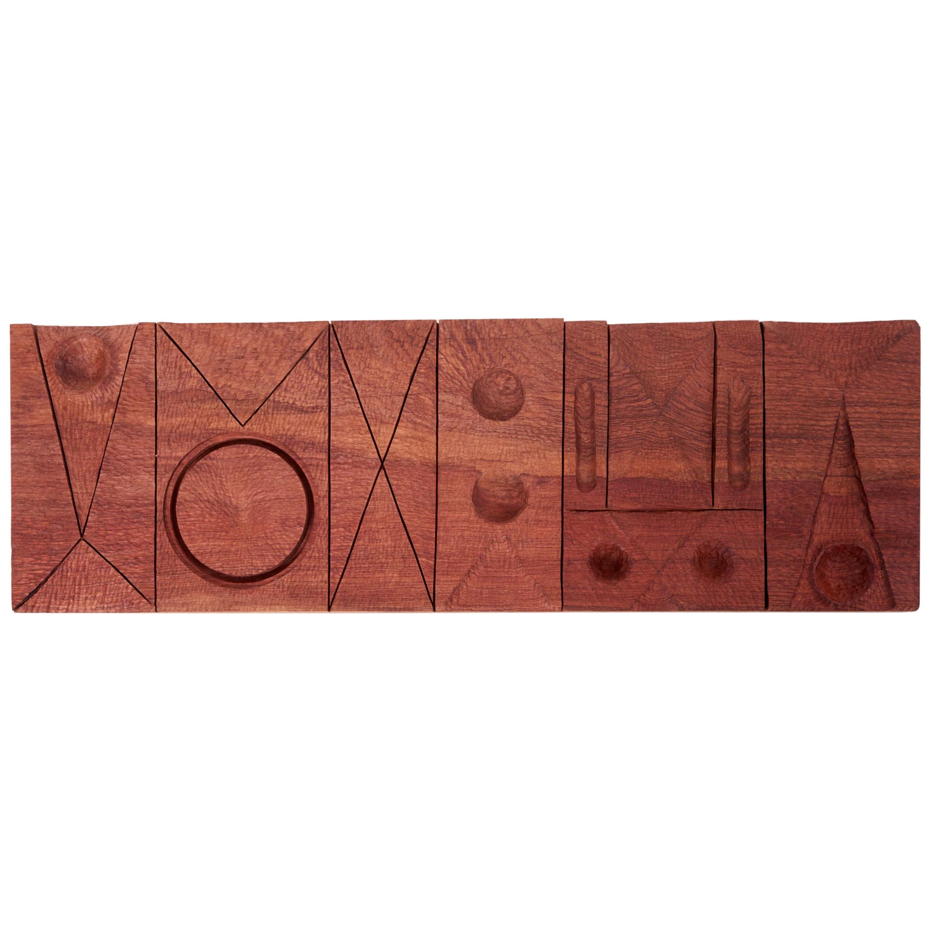 Studio Wood Wall Sculpture Panel by Michael Rozell, US, 2020