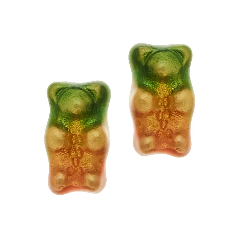 Studs Earrings  Gummy Bears  Colorful Gift Silver Gold-Plated Greek Jewelry For Sale