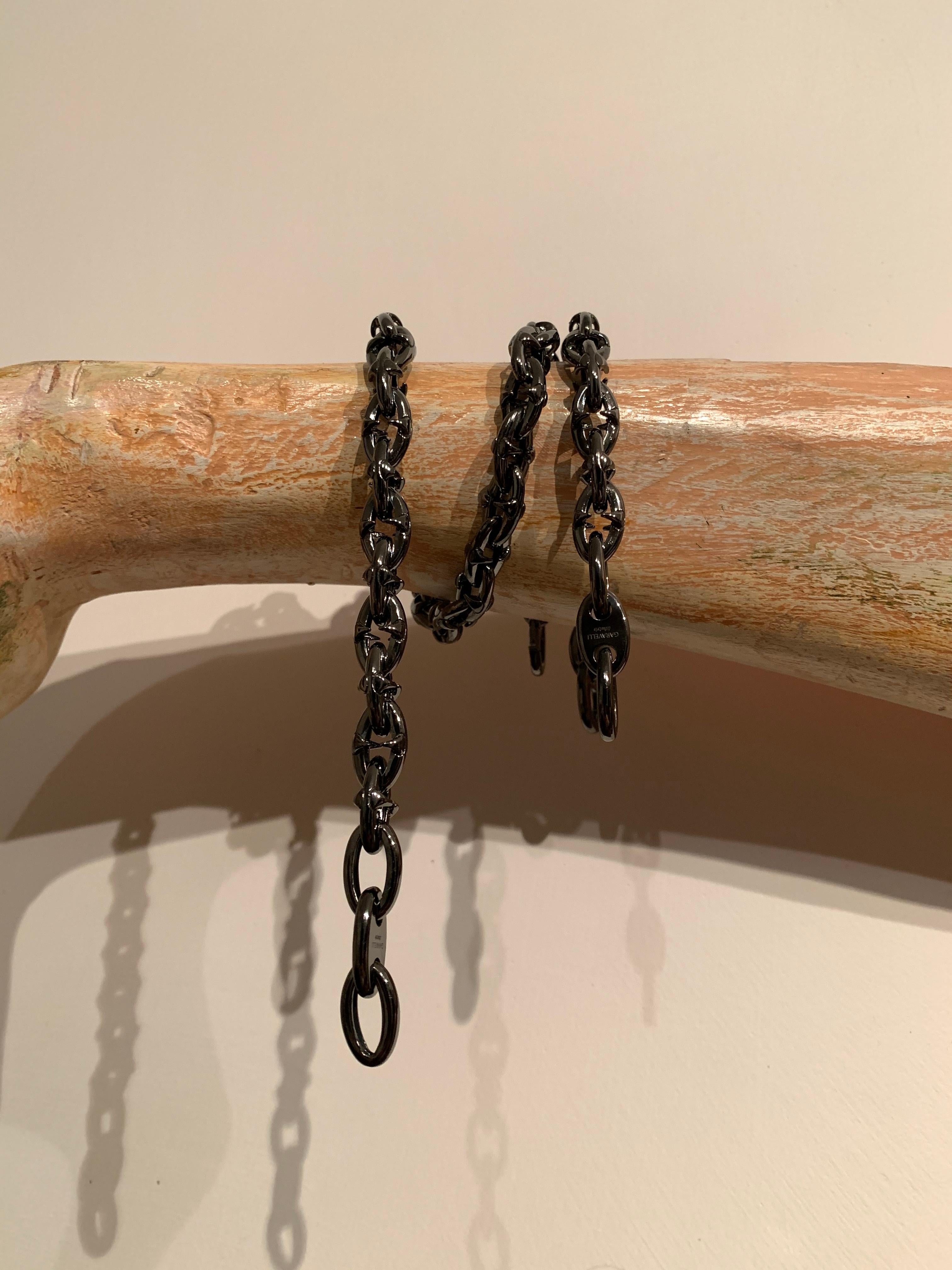 Collana con borchie A. Silver in vendita 8