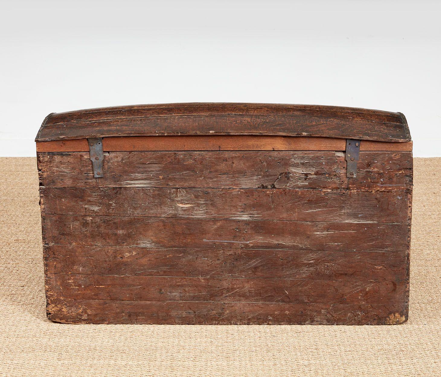 Studwork Leather Chest For Sale 6
