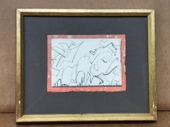 Study for a Painting, Untitled Drawing by William Littlefield