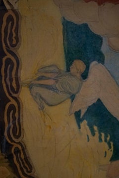 Study for Altar Carpet by Susette Holten (b. Skovgaard), Denmark, 1901