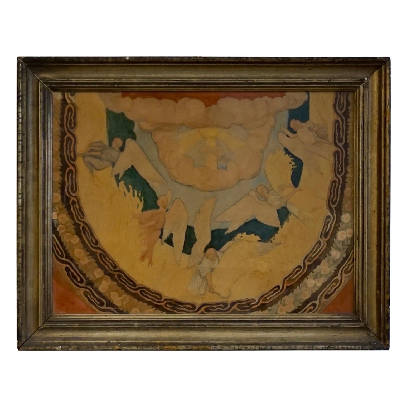 Study for Altar Carpet by Susette Holten (b. Skovgaard), Denmark, 1901 For Sale