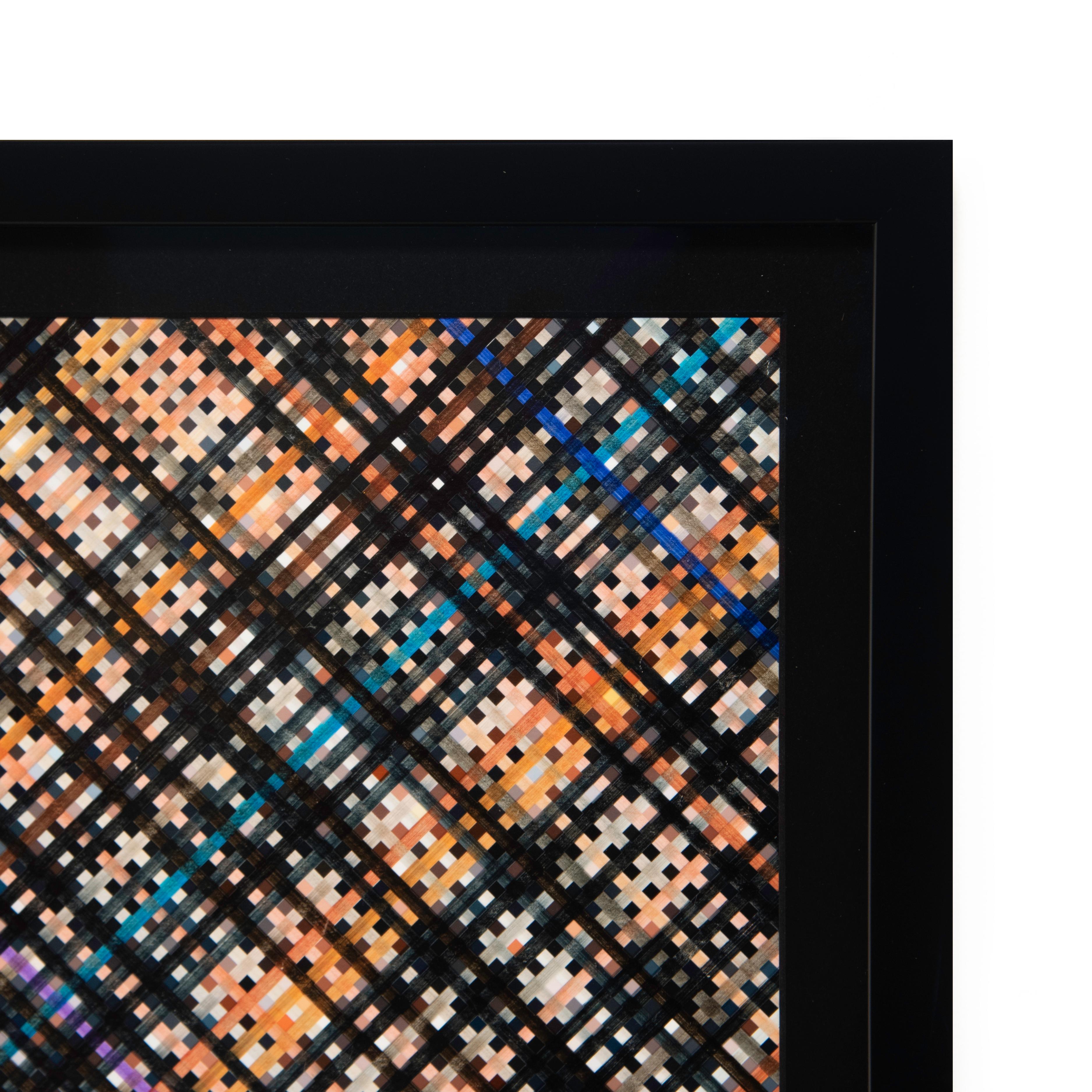 Inspiriert von Bildern aus dem Weltraum, Computerkompressionsalgorithmen und früher ungegenständlicher Kunst nutzt der in Chicago lebende Künstler Jan Pieter Fokkens die greifbaren Qualitäten von Mustern und Farben, um unvorstellbare Bilder zu