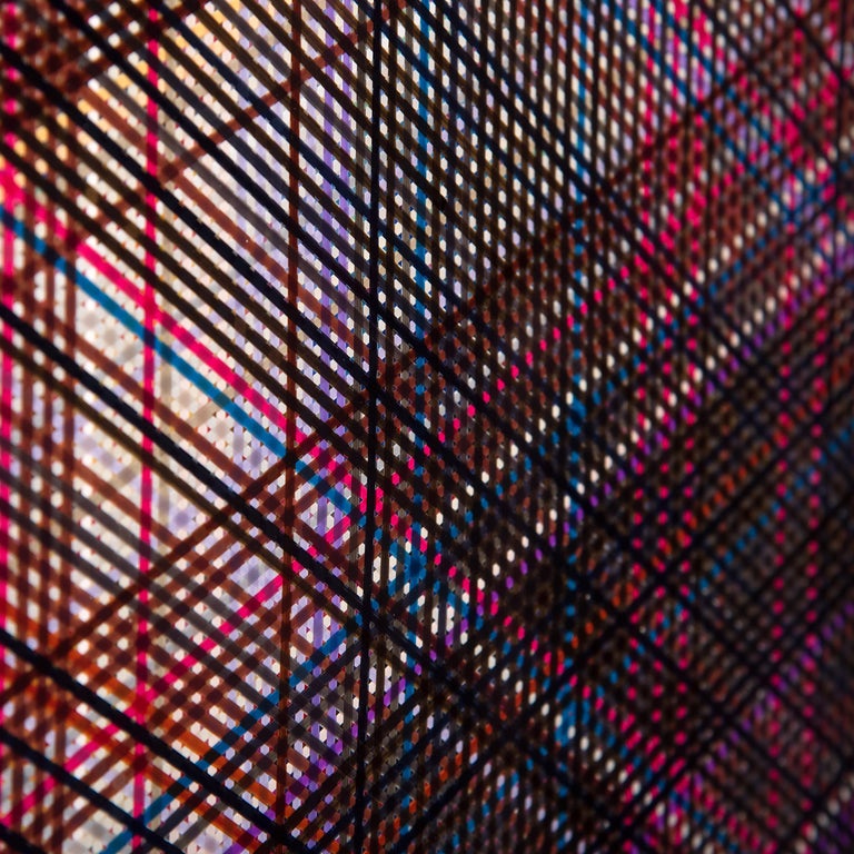 Chicago-based artist Jan Pieter Fokkens uses his work as a means of processing the incomprehensible. Navigating the relationship between algorithmic abstraction and the tangible qualities of pattern and color, Fokkens meditates on how reality is