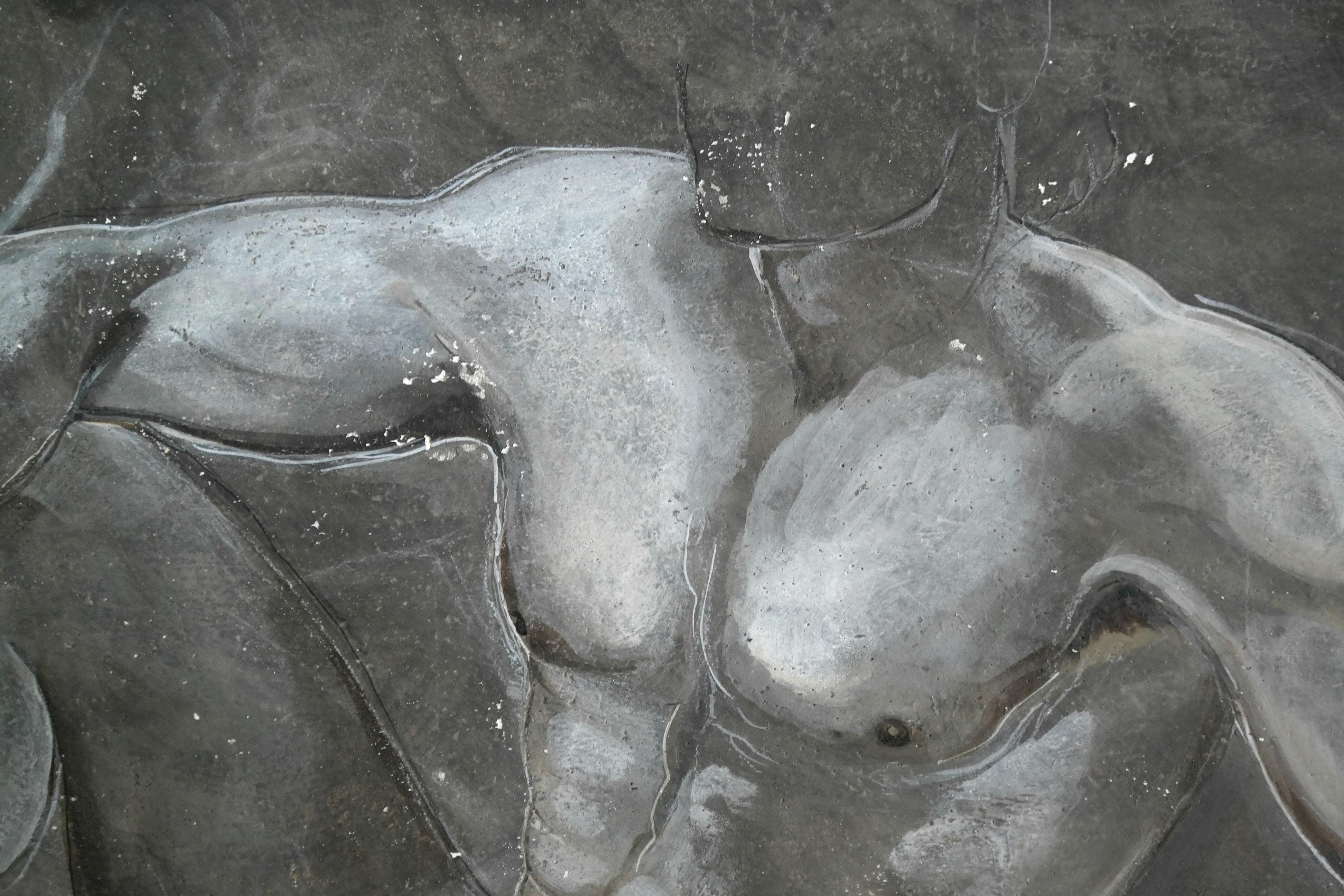 Studio in affresco - Affresco di torso maschile di Melissa Barbieri In condizioni buone in vendita a Bridgeport, CT