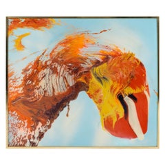 Pintura al óleo Estudio en naranja de Dennis Yesner