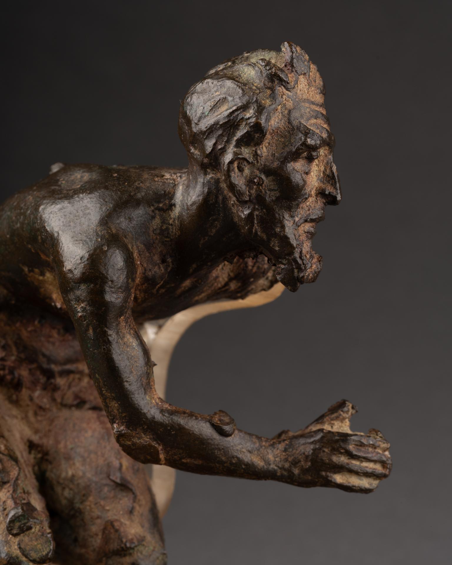 Study of a Satyr - Italy, early 19th century In Good Condition For Sale In Bruxelles, BE