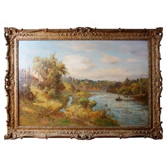 Study of an Extensive River Landscape by James Kinnear