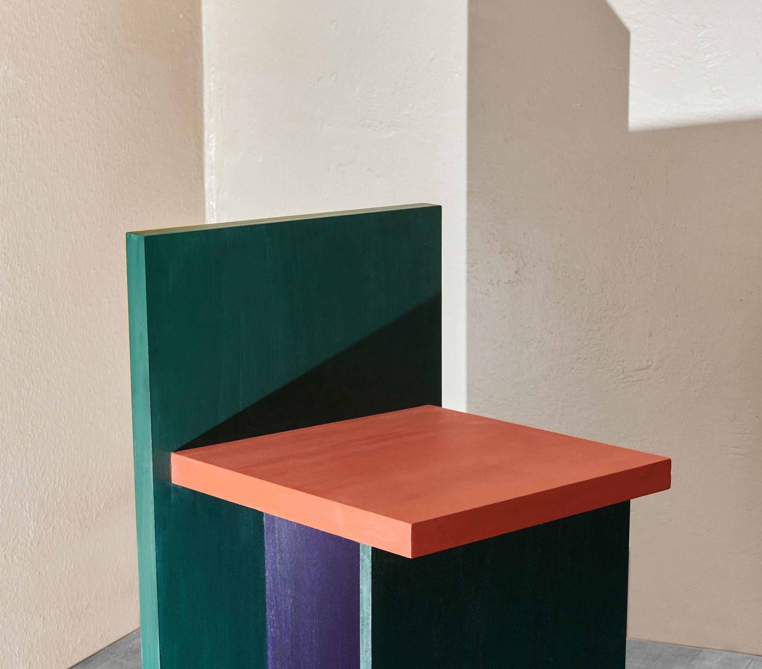 Postmoderne Étude de la chaise d'espace par Dechem Studio en vente