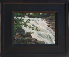 "Study on Falling Water" Painting by Richard Chalfant