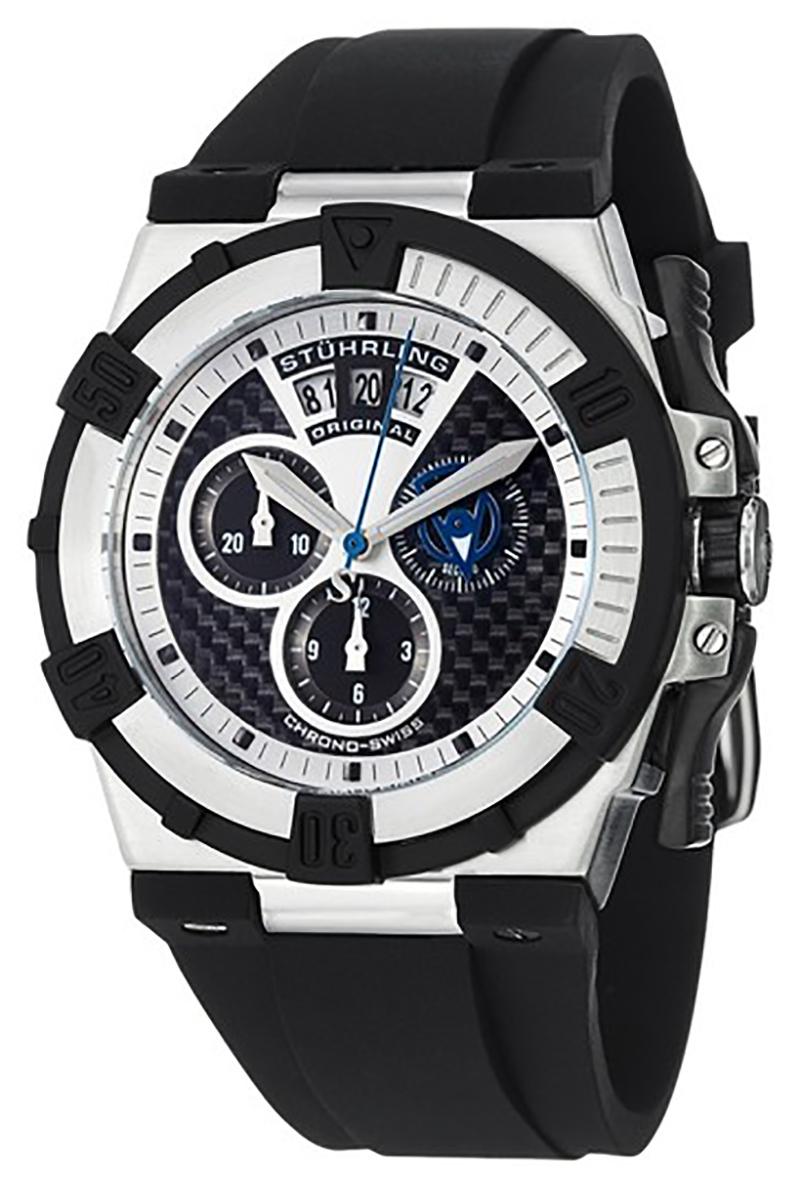 Stührling Black Falcon 220.33161 Watch In New Condition For Sale In New York, NY