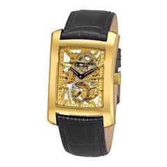 Stührling Black Gatsby Skeleton 144c2.333531 Watch