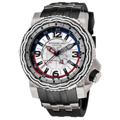 Stührling Black Prestige Marine World Timer 319177-46 Watch