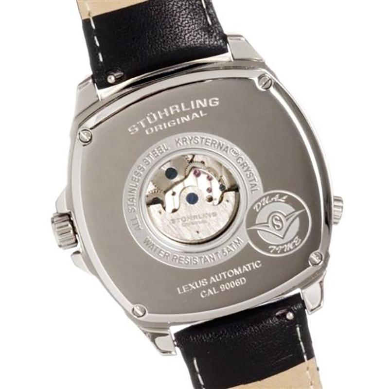 Stuhrling Original 115.33151 Milano Piattino Di Volo

Stainless Steel Case, Black Dial with Silver Hands and Markers on a Black Strap

Dauphine-Style Hands with Luminous Fill
Individually Applied Arabic Numerals
Swirled Satin Finish Bezel
3H-9H: