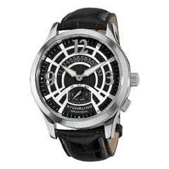 Stührling Black Sliver Men's Leisure Gen-x Bailey Grand 247a.331554 Watch