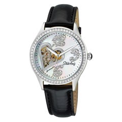 Stührling Black Sliver Vogue Ladies Model 196A2.11157 Watch