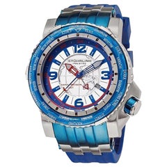 Stührling Blue Marine World Timer 319177-47 Watch