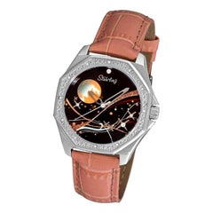 Stührling Pink 231D.1115A1 Lady Nemo Swiss Quartz Swarovski Watch