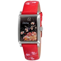 Stührling Red Women 306.1215H83 Botanica Swiss Quartz Watch