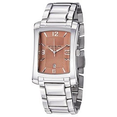 Stührling Silver Copper Gatsby Society Ii 144a.331155 Watch