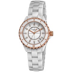 Stührling White Rose Gold Fusion 374 374.13ep314 Watch