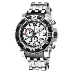 Stührling White Silver Prestige Marine Pro 319127-100 Watch
