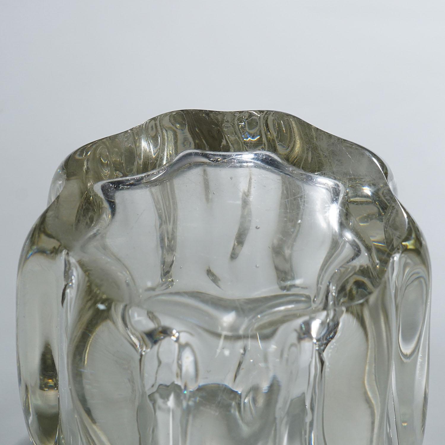 Tazón de vidrio artístico 