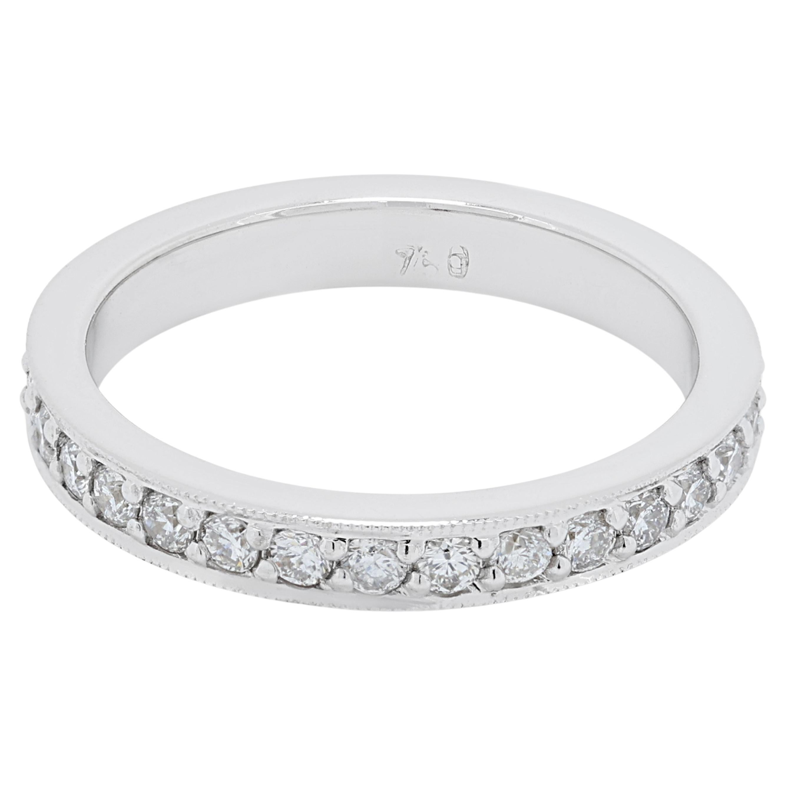 Stunning 0.21ct Diamonds Eternity Ring in 18k White Gold