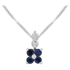 Sapphire Pendant Necklaces