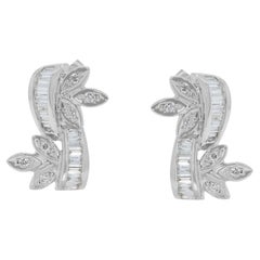 Stunning 0.32ct Natural Diamond Earrings in 18K White Gold