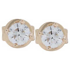 Stunning 0.34ct Diamond Stud Earrings in 18K Rose Gold 