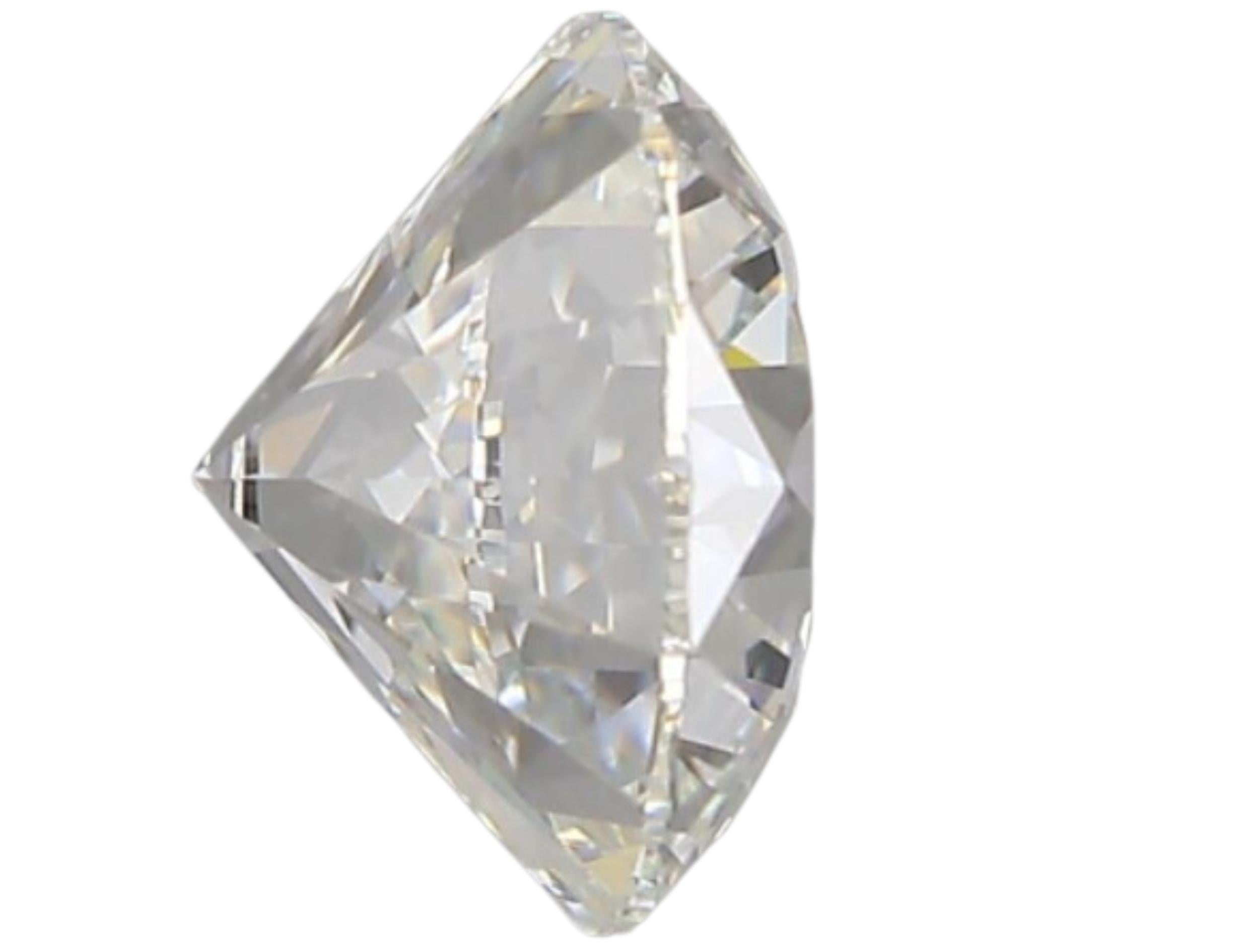 Superbe diamant naturel taille ronde de 0,90 ct Neuf - En vente à רמת גן, IL