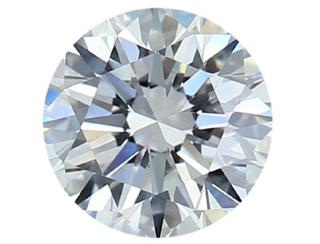 Superbe diamant naturel avec certificat GIA de 2,34 carats rond F VS1 Unisexe en vente