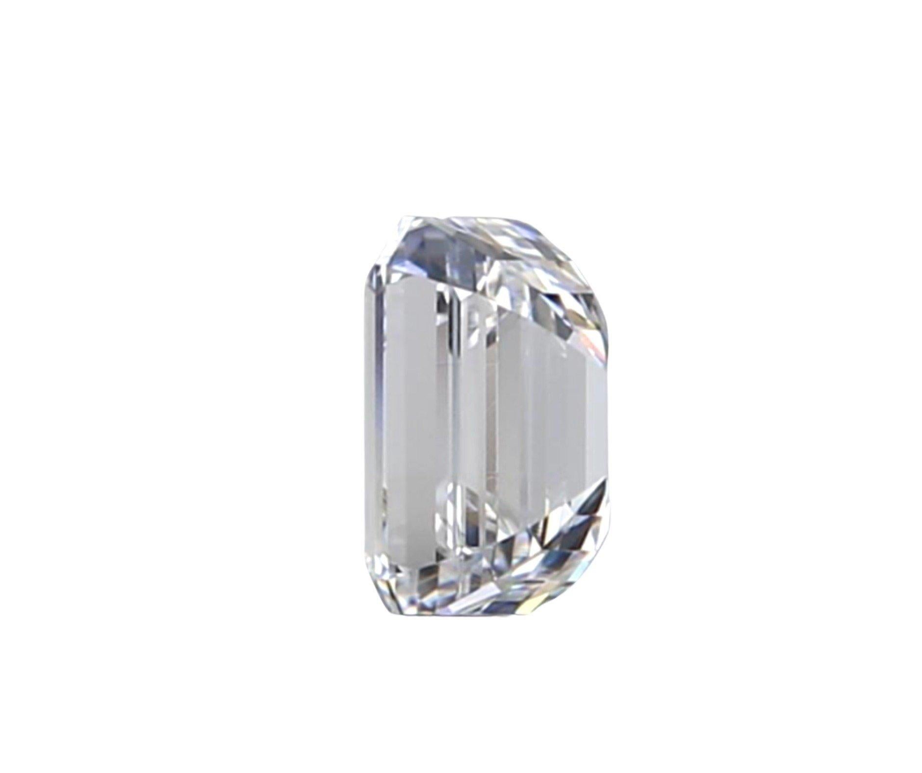 Stunning 1 pc Natural Diamonds 0.52 ct  Emerald F IF (flawless) GIA Certificate 1