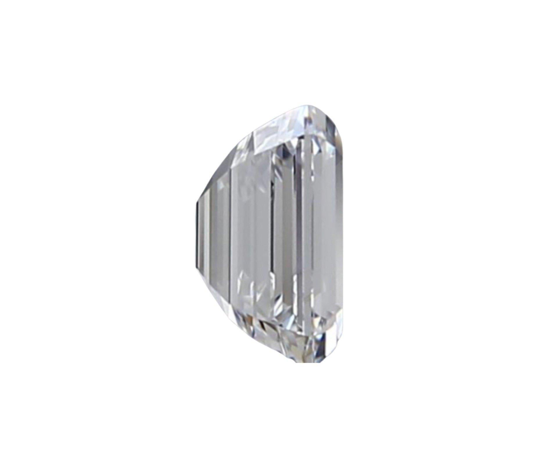 Stunning 1 pc Natural Diamonds 0.52 ct  Emerald F IF (flawless) GIA Certificate 2