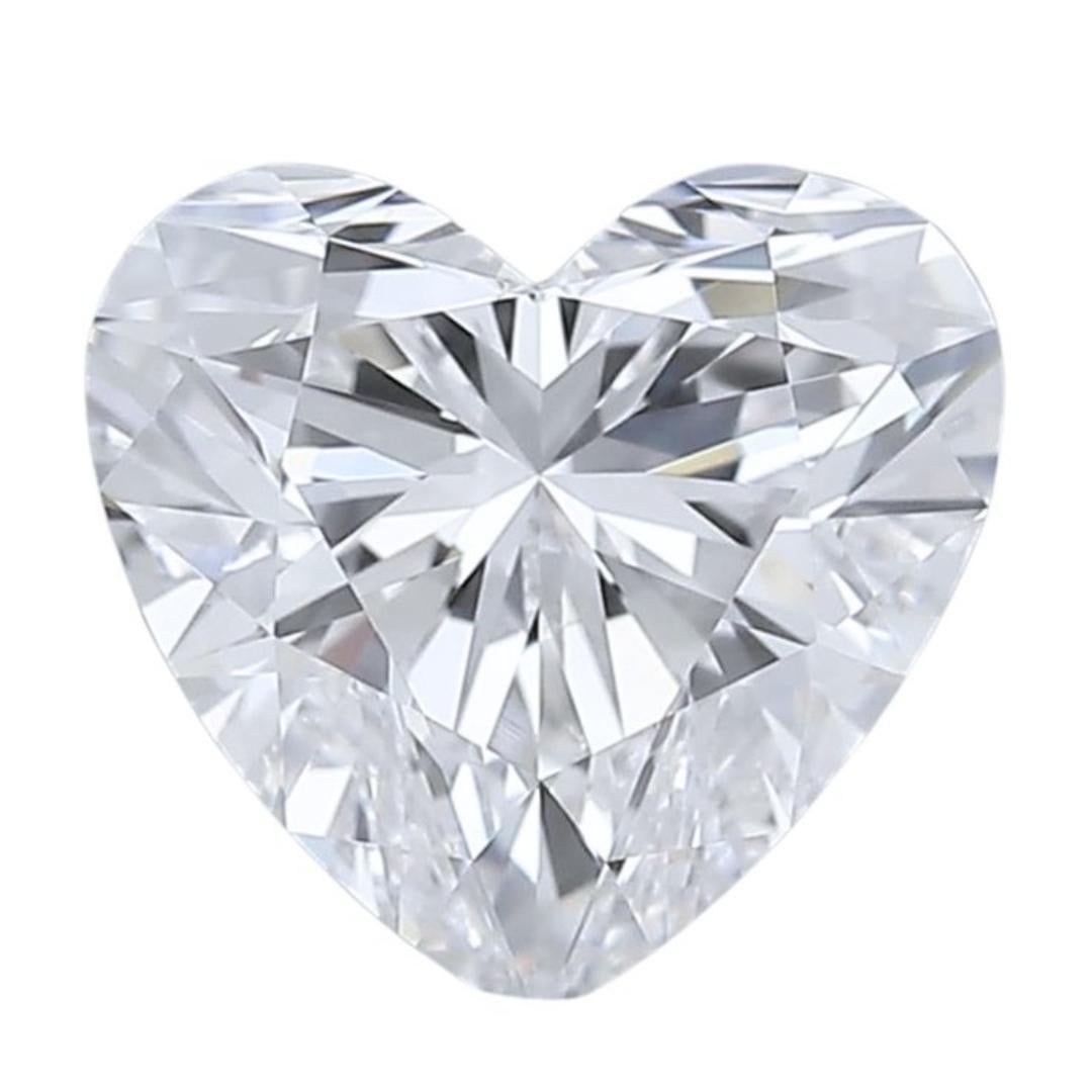 Stunning 1.00ct Ideal Cut Heart-Shaped Diamond - IGI Certified 4