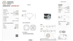 Stunning 1.01 Carat Square Cushion Natural Diamond