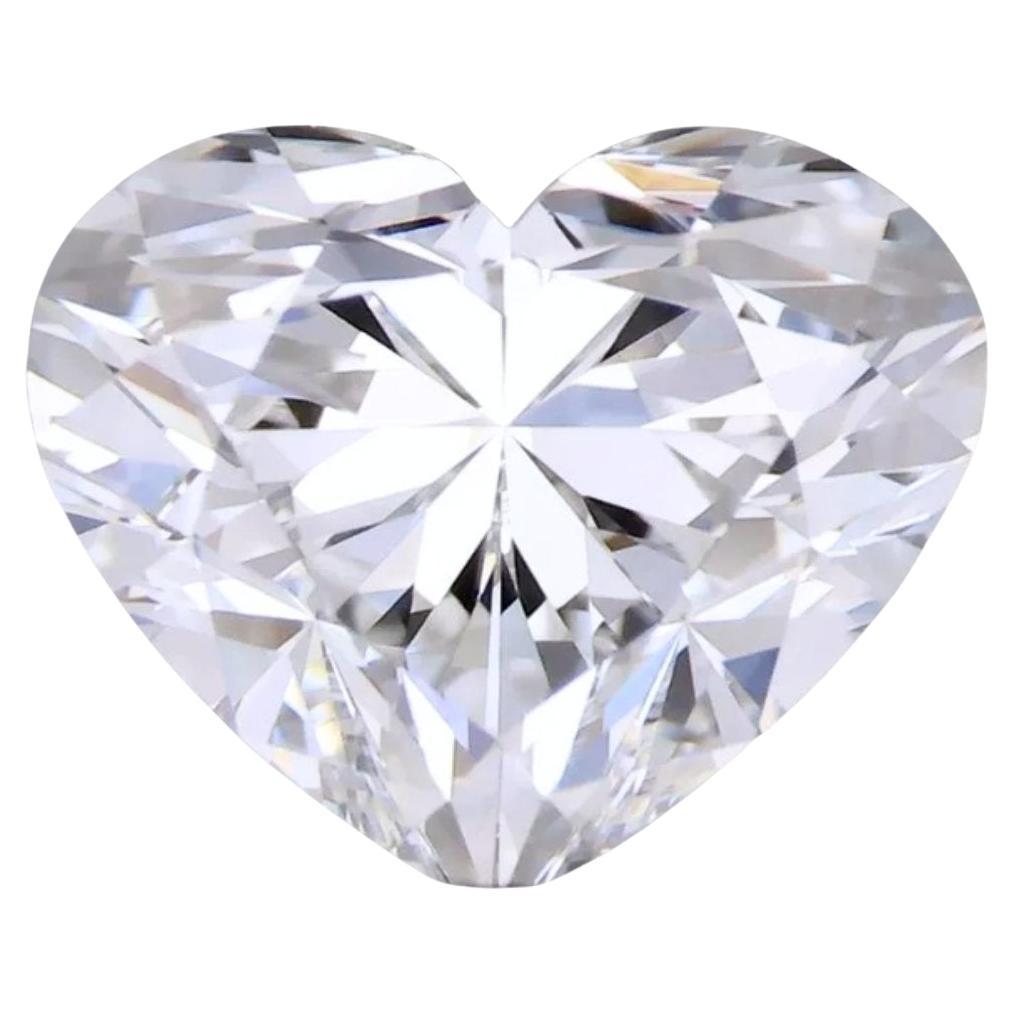 Stunning 1.01ct Heart-Shaped Diamond - GIA Certified