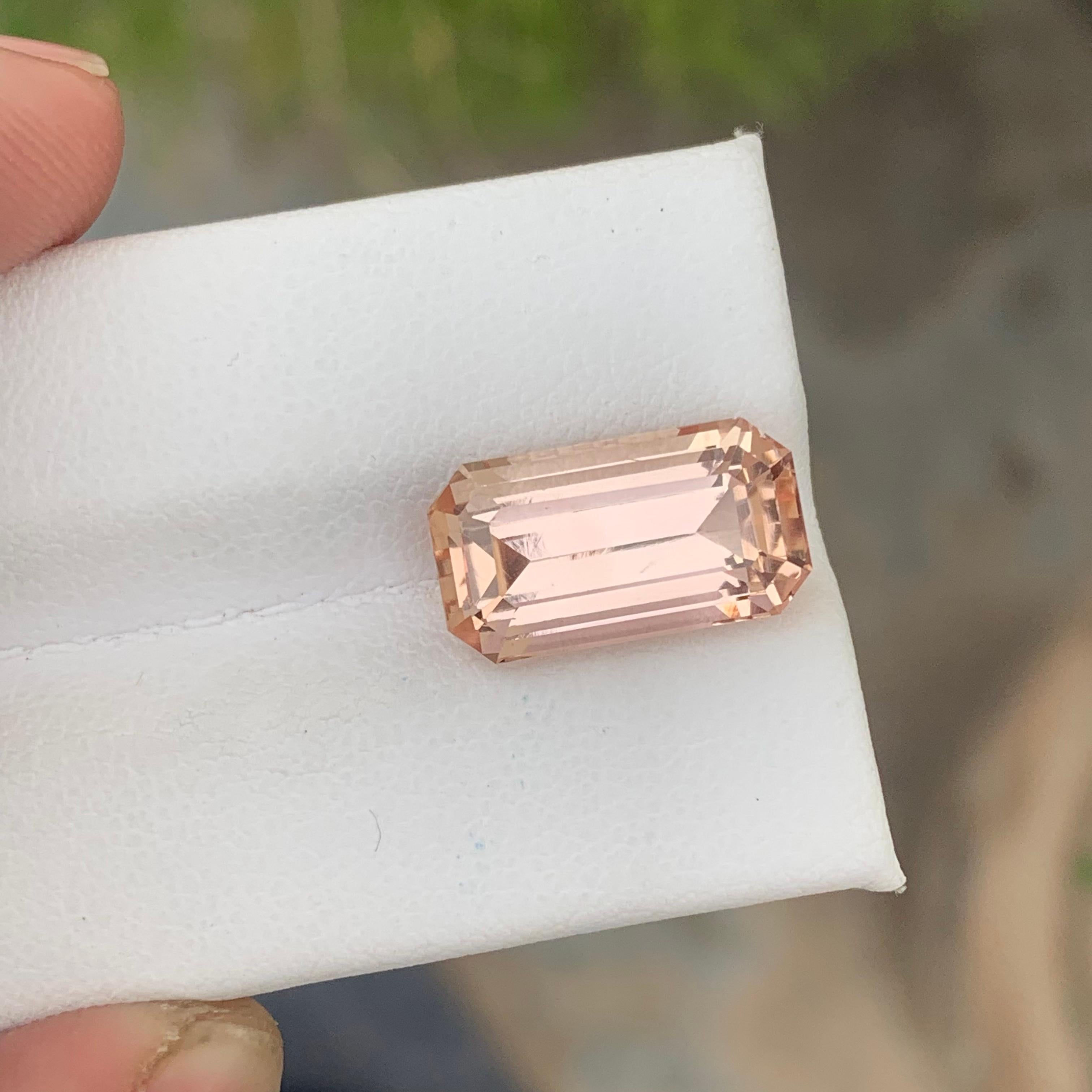 Stunning 10.40 Carat Natural Loose Rare Imperial Topaz From Katlang Pakistan For Sale 6