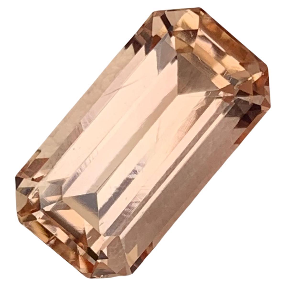Stunning 10.40 Carat Natural Loose Rare Imperial Topaz From Katlang Pakistan For Sale