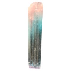Stupendo cristallo di tormalina bicolore da 10,47 grammi proveniente dalla miniera dell'Afghanistan