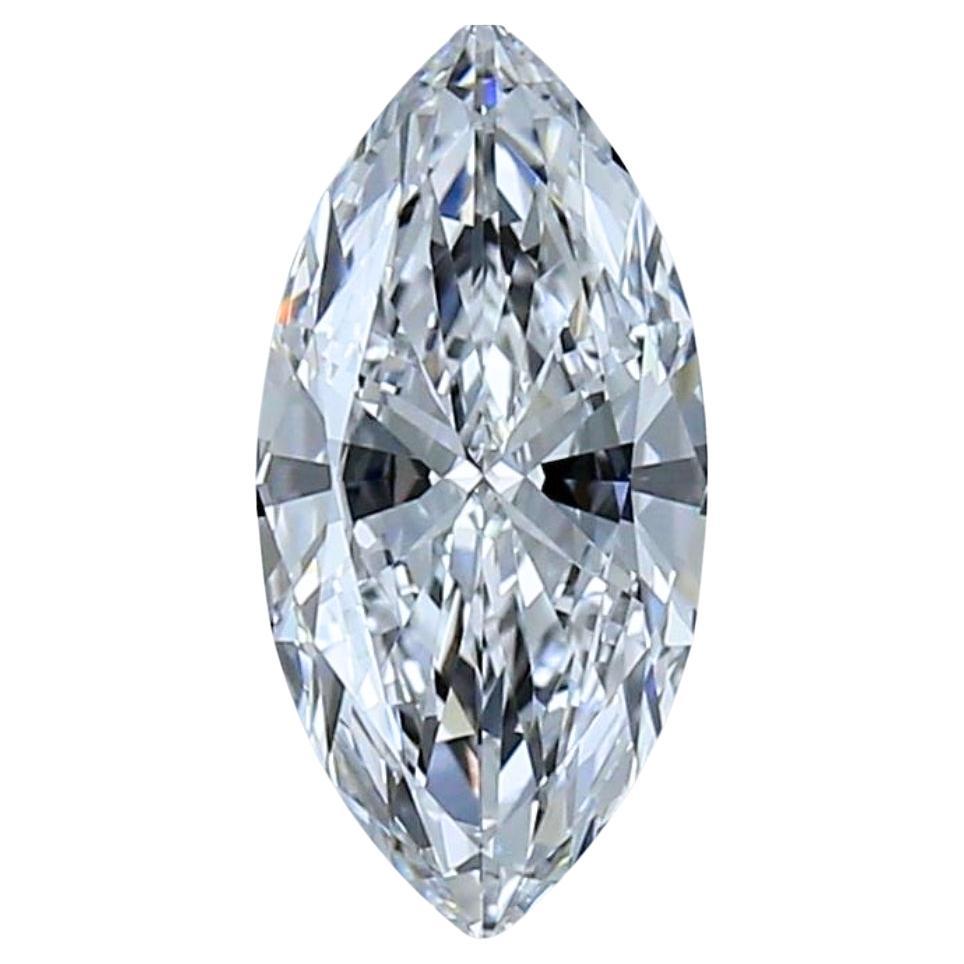 Stunning 1.05ct Double Excellent Ideal Cut Marquise-Shaped Diamond - GIA